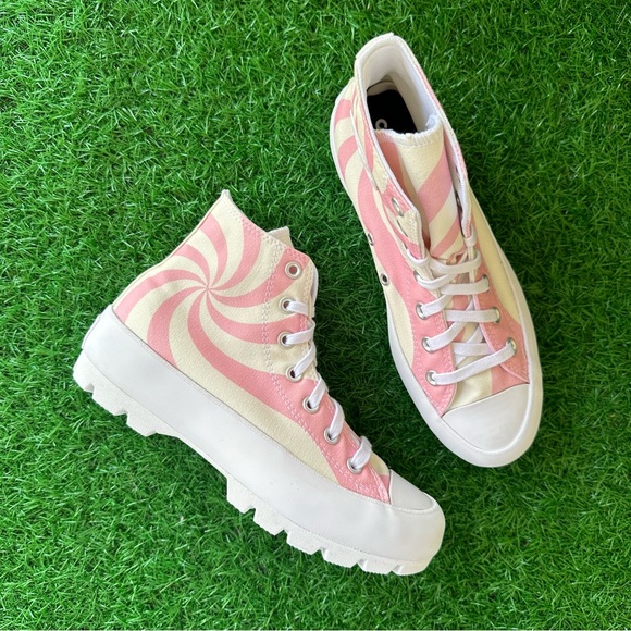 Converse Chuck Taylor All Star Lugged Hi Pink Candy - Picture 6 of 8